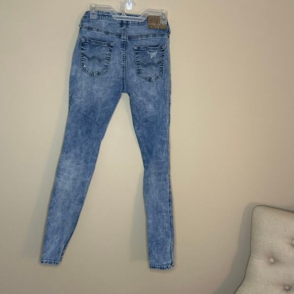 American Eagle Distressed Skinny Jeans Men 29x32 - Picture 2 of 4